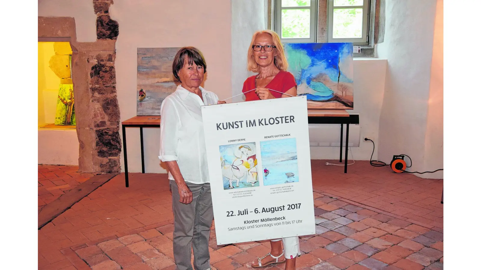 Kunst im Kloster (Foto: ste)