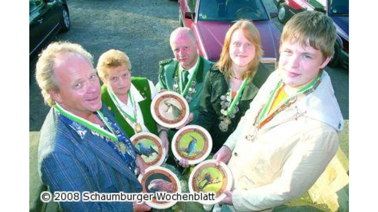 Zu 99 Prozent wird es der Hommel Proklamation des Schützenbundes Nienstädt verläuft kurz und schmerzlos (Foto: mr)