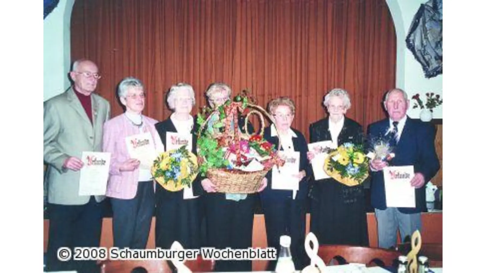 Zusammen 395 Jahre Chorgesang (Foto: red)