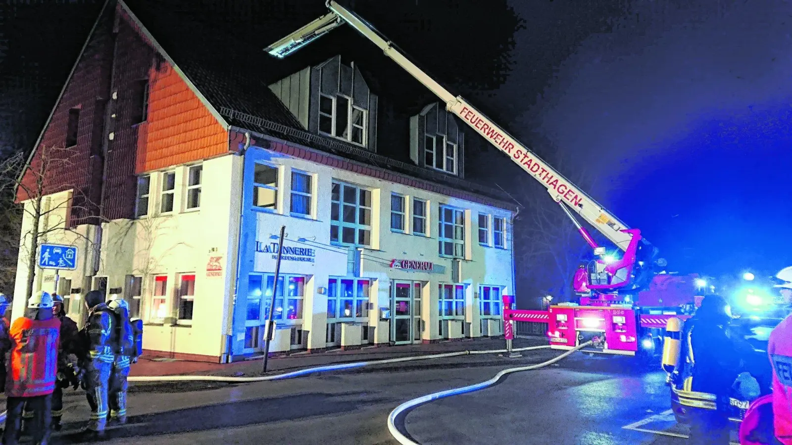 Ausbreitung eines Innenstadtbrandes verhindert (Foto: bb)