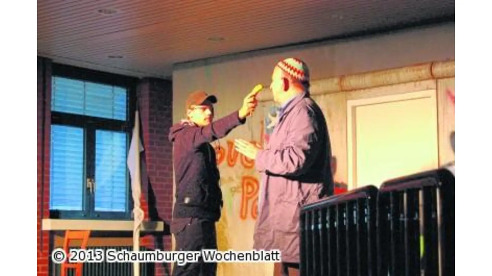 Zwei Zyklopen mitten im Leben (Foto: red)