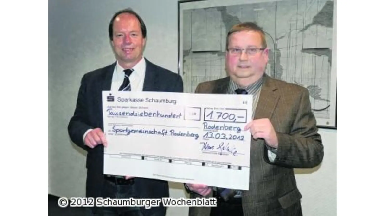 Die Sparkasse fördert SG-Sportler (Foto: pd)