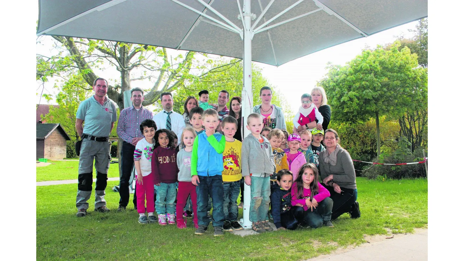 Kindergarten freut sich über Spende (Foto: ag)