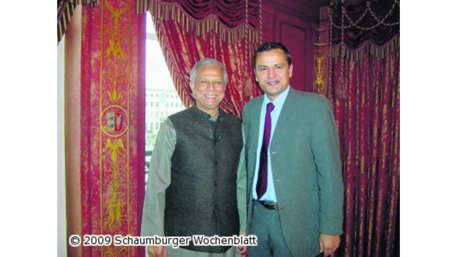 Edathy trifft Yunus (Foto: red)