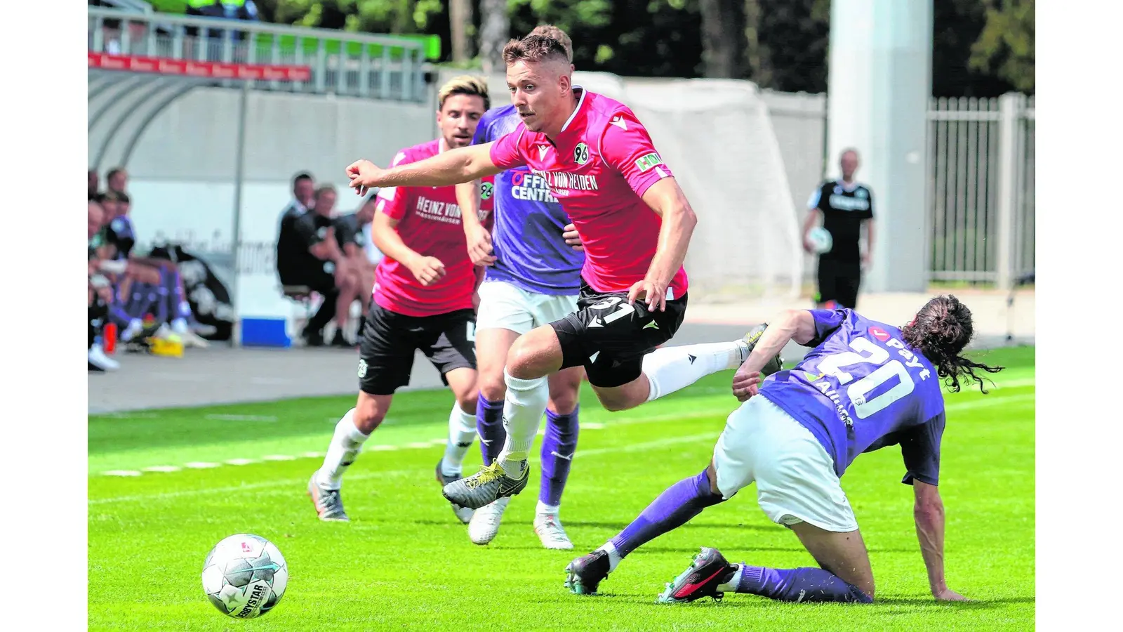 Hannover 96 mit Systemumstellung gegen Bielefeld (Foto: bb)