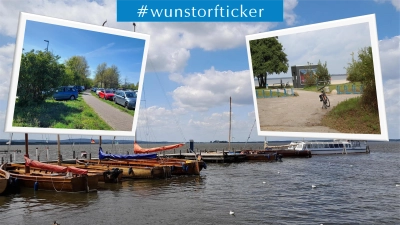 Spät und ohne kurzfristige Wirkung: Konzepte für Badeinsel und den Verkehr in Steinhude. (Foto: wb, Bildmontage)