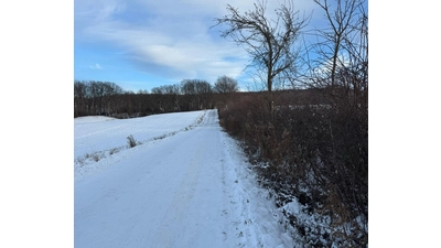 Die Zufahrt zum Deisterparkplatz in Rodenberg ist nicht ganz ungefährlich. (Foto: privat)