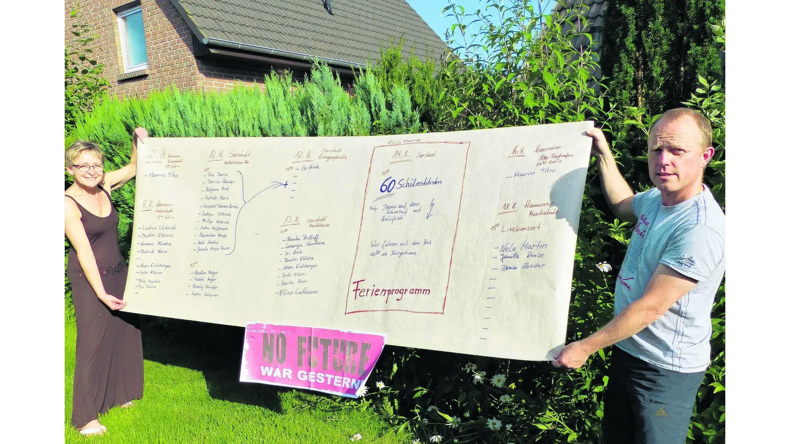 Mitten in den Ferien geht es vor die Kamera (Foto: al)