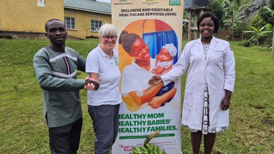 Rossi Niehus berichtet über German Doctors.  (Foto: privat)