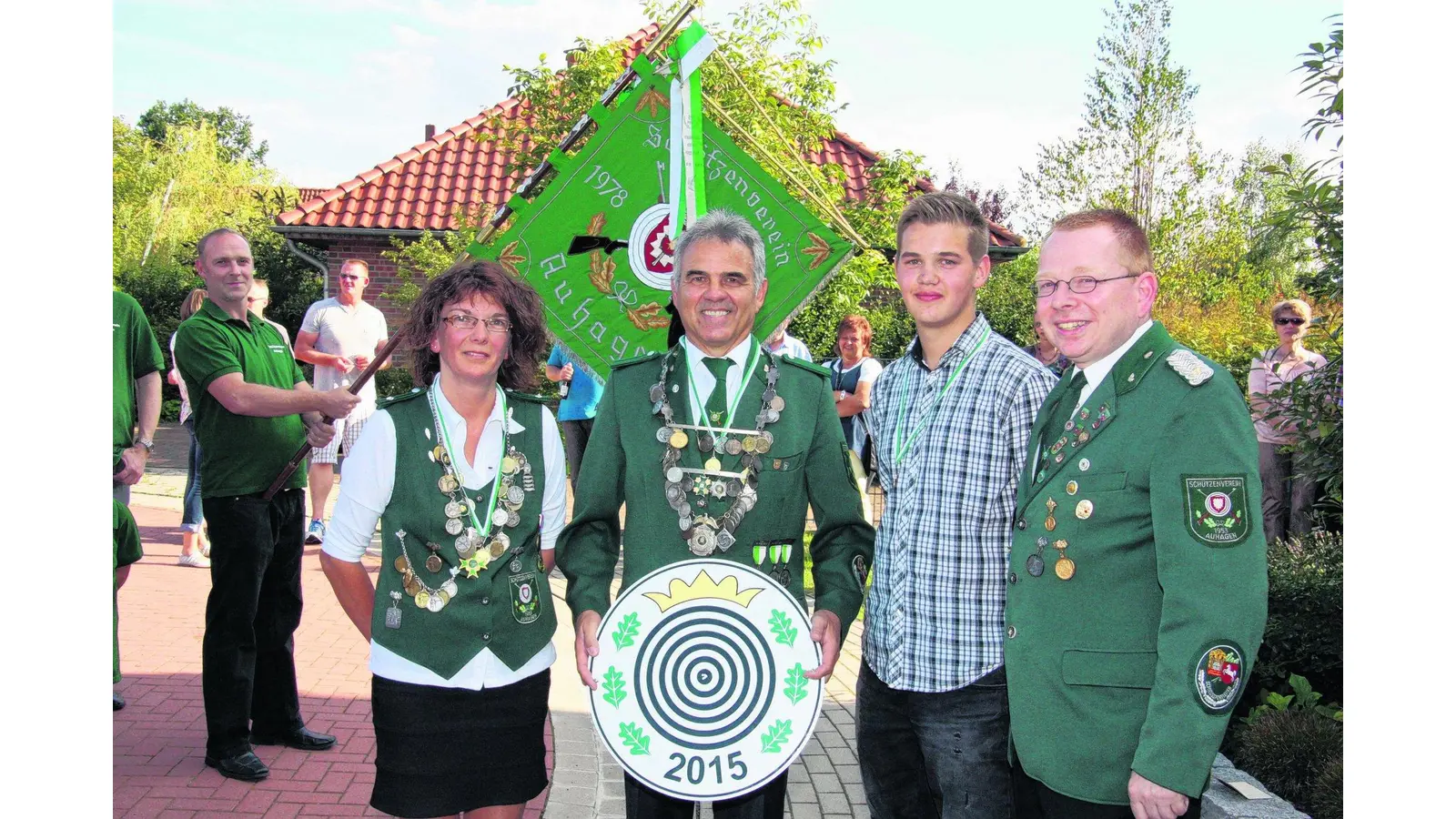 Königsscheibe hängt (Foto: gi)