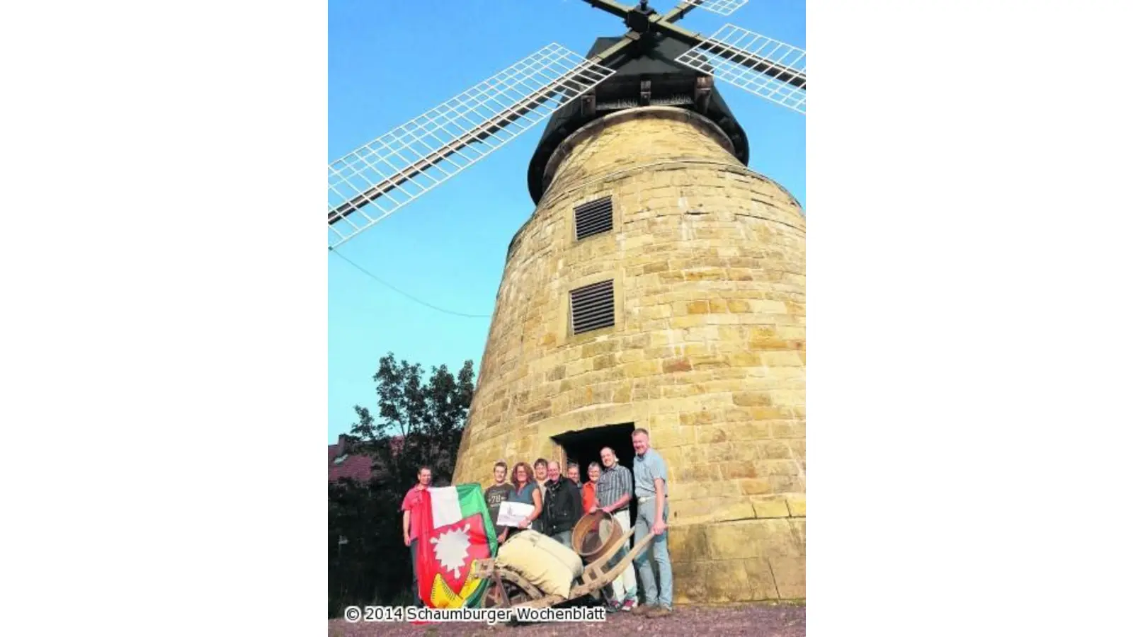 Windmühle jetzt auch innen saniert (Foto: red)