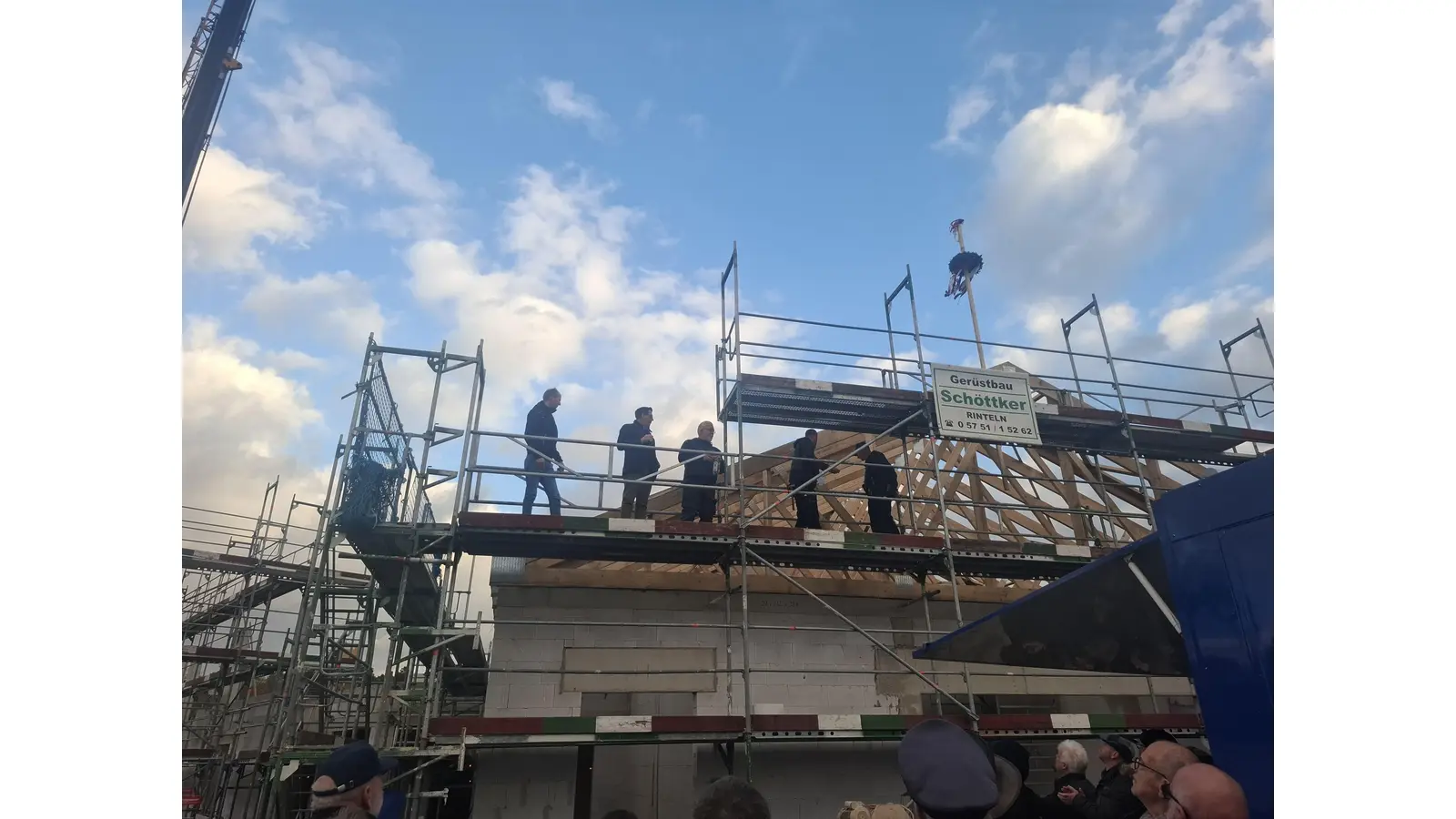 Richtfest für das neue Feuerwehrhaus in Cammer gefeiert. (Foto: privat)