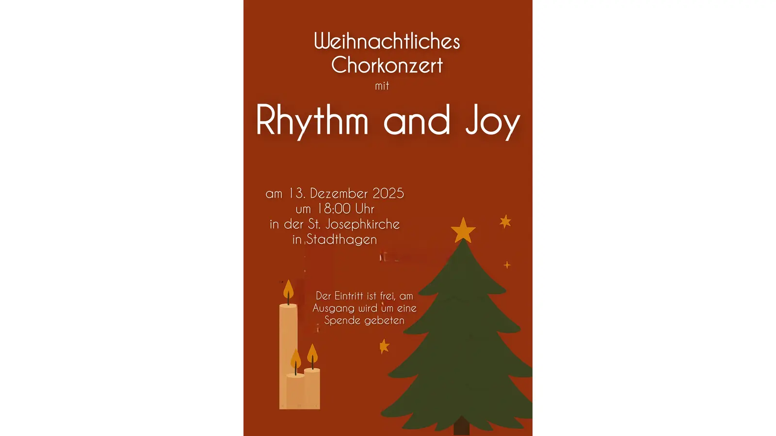 „Rhythm &amp; Joy” tritt am 13. Dezember in Stadthagen auf.  (Foto: privat)