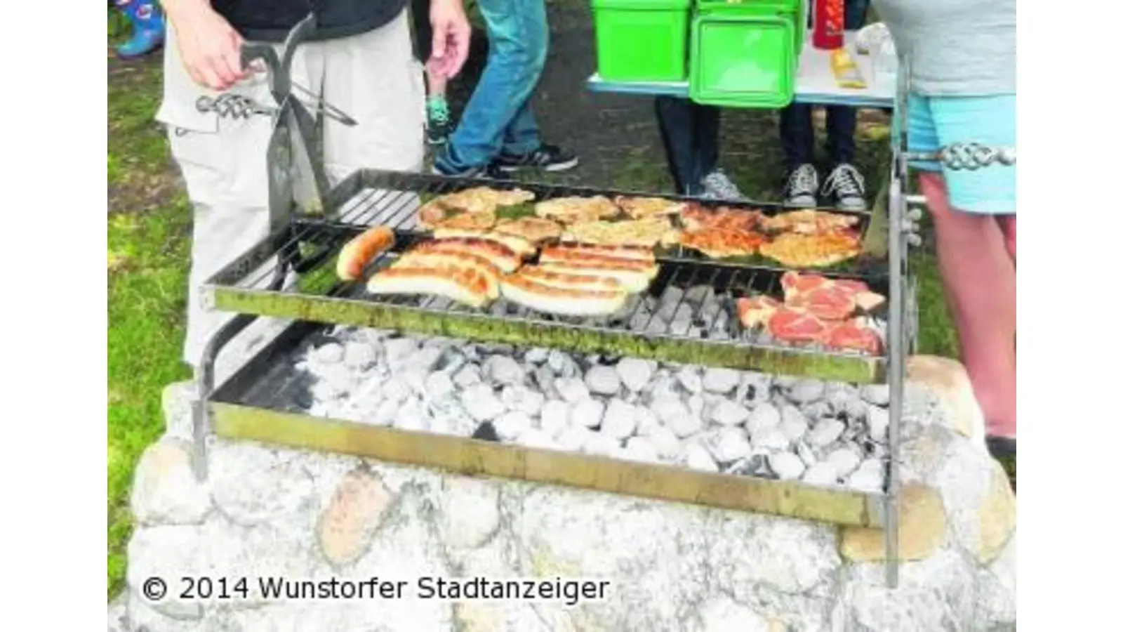 Grill nach Abkühlen am Graben vermisst (Foto: tau)