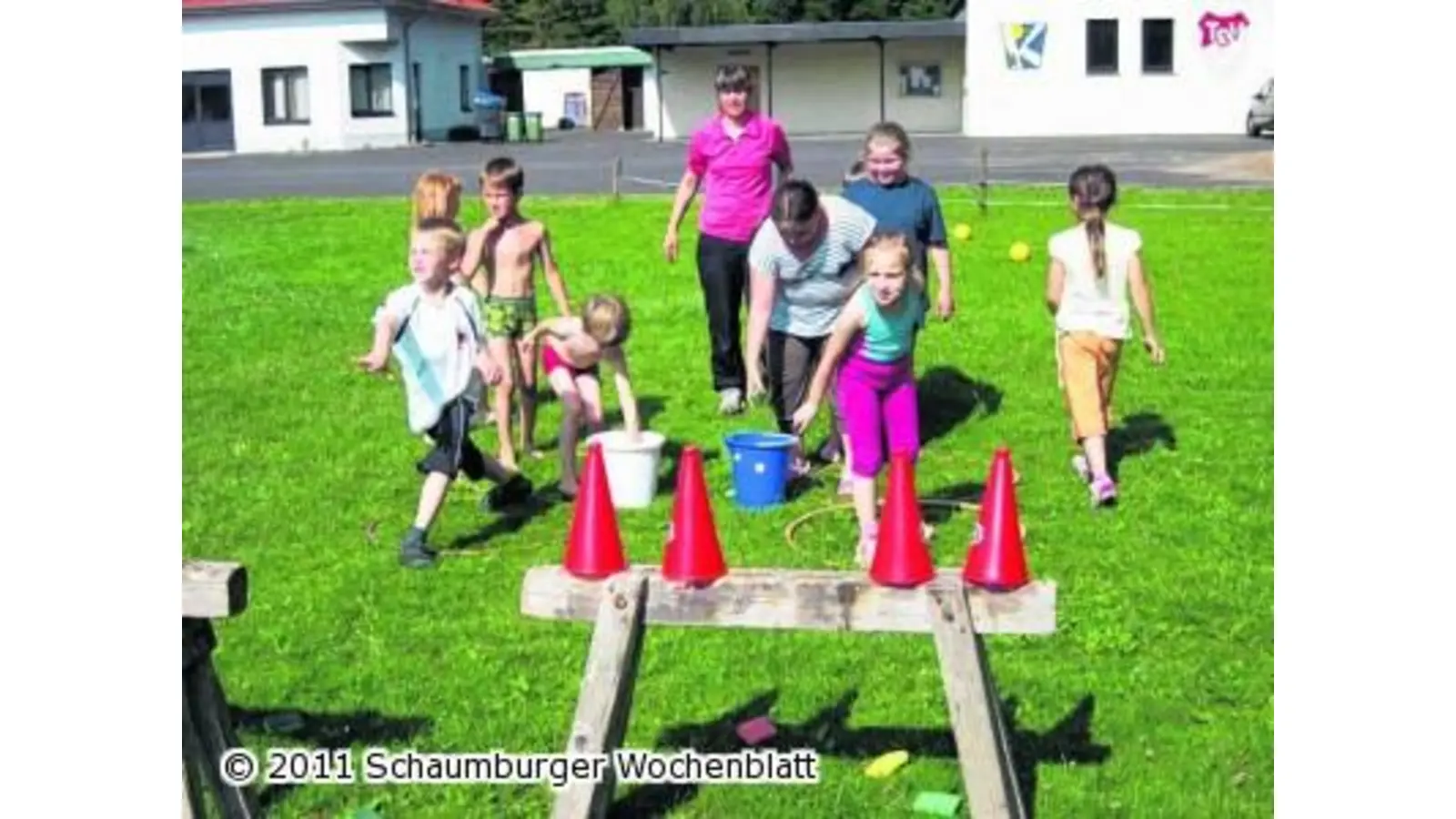 Kinder beim Outdoortraining (Foto: em)