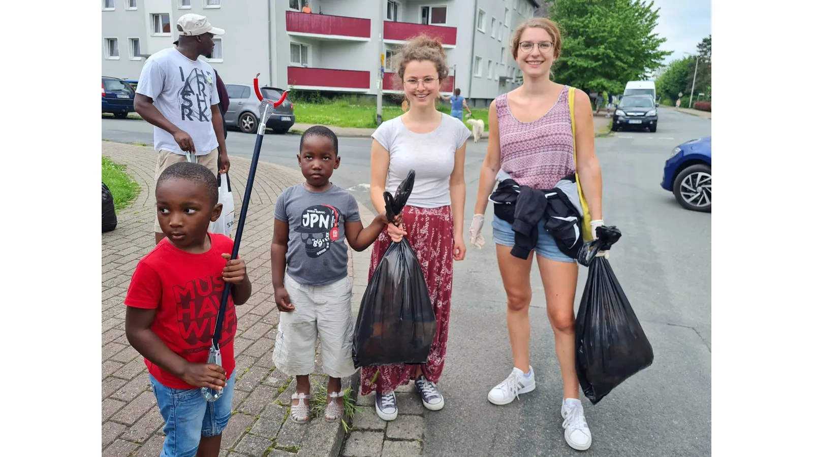 Reichlich Müll eingesammelt (Foto: bb)