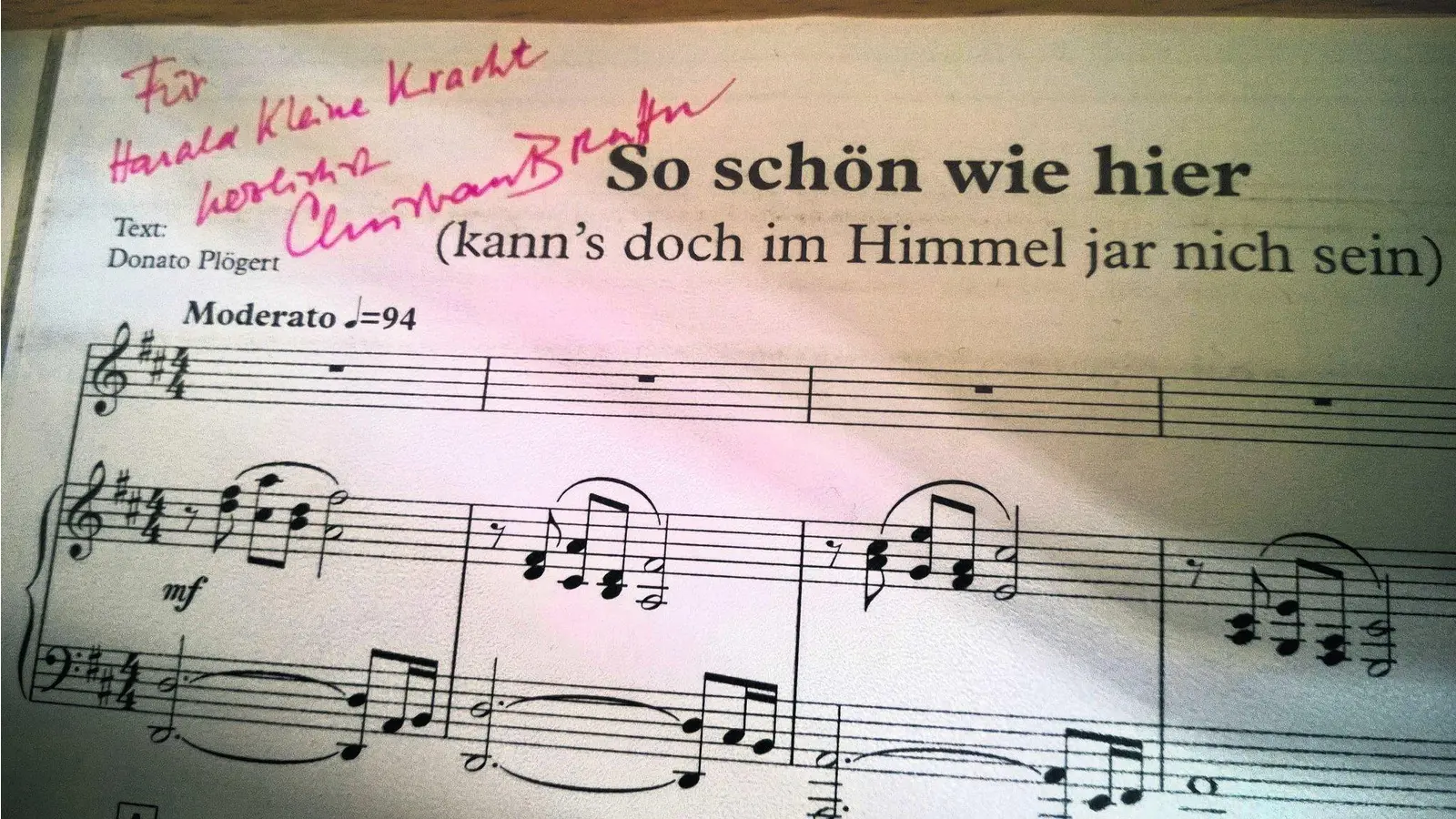 Starkomponist schenkt Portaner Sänger Lied (Foto: gr)