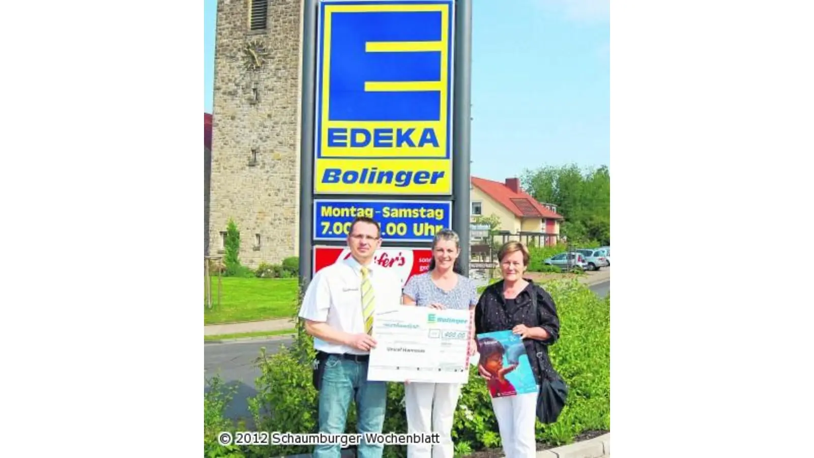 400 Euro Spenden für Afrika-UNICEF-Projekt (Foto: red)