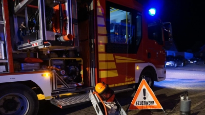 Starkregen in Stadthagen sorgte für reichlich Arbeit. (Foto: FF Stadthagen)