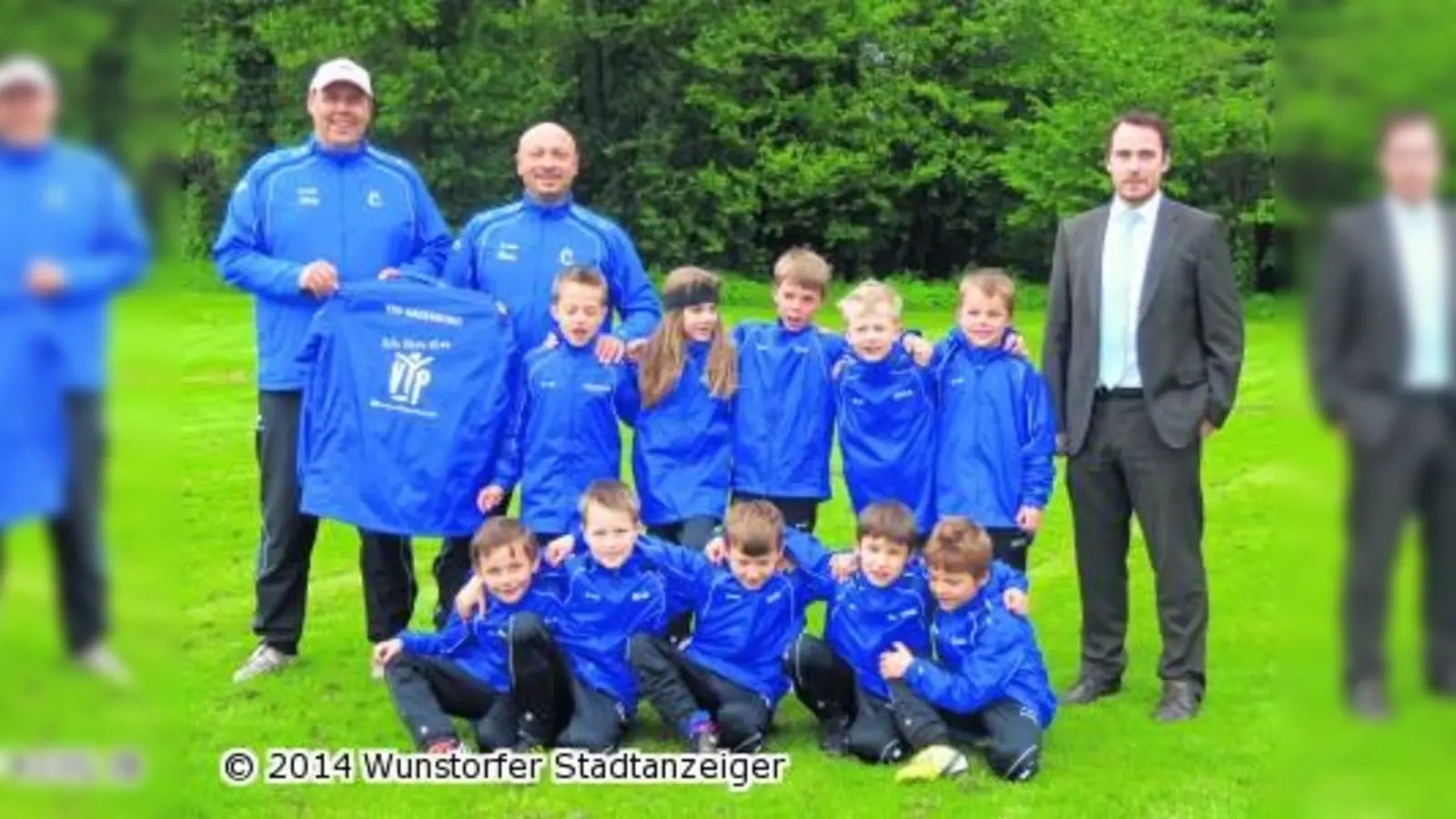 Volksbank fördert Junioren-Fußballer (Foto: gi)