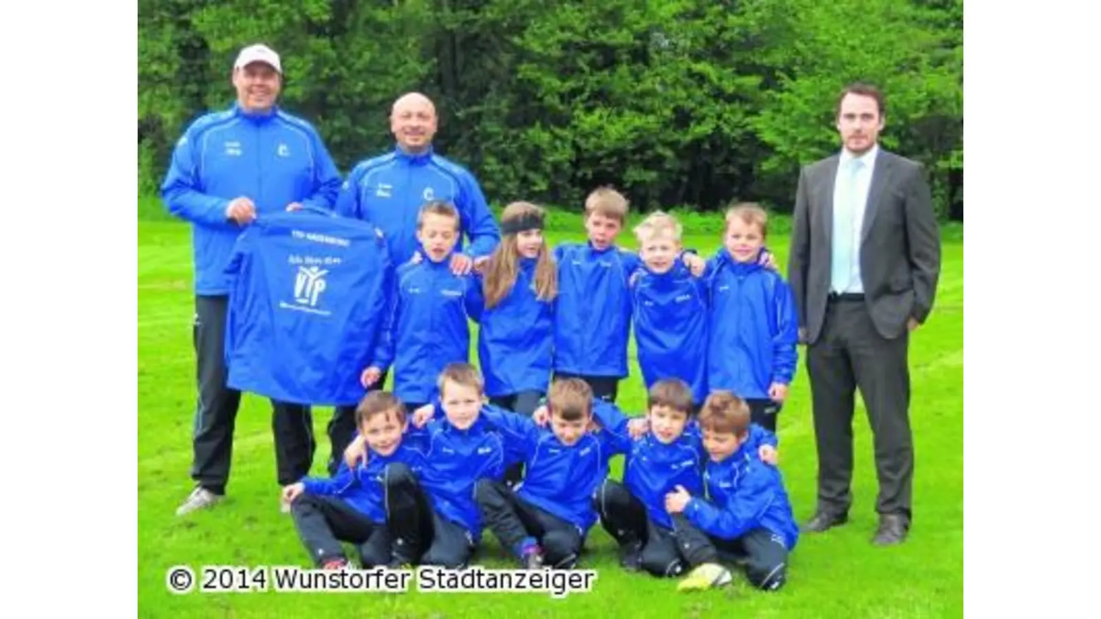 Volksbank fördert Junioren-Fußballer (Foto: gi)