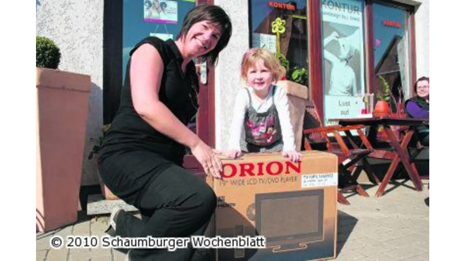 Gewinnerin möchte lieber draußen spielen (Foto: ih)