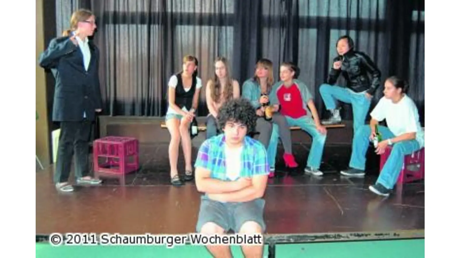 Theaterstück erzählt von Schuldruck und Problemen (Foto: ste)