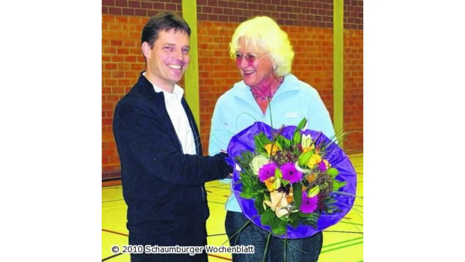 Die gute Seele des Sportes (Foto: mk)