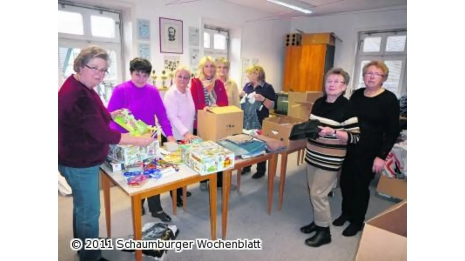 Schöne Päckchen für Bulgarien (Foto: ste)