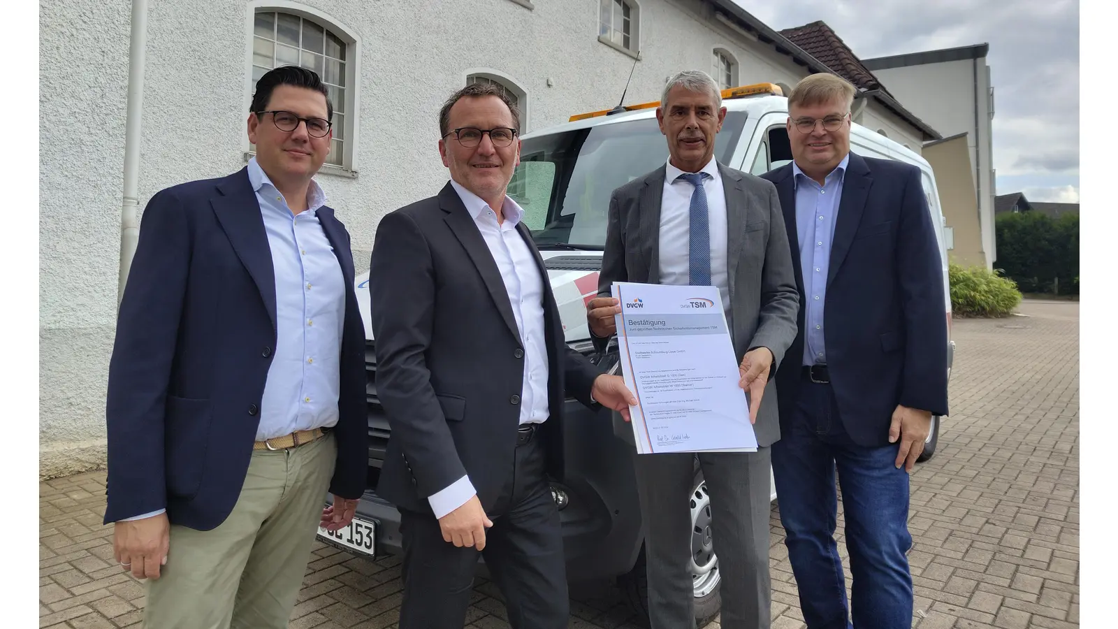 Axel Wohlgemuth, Dirk Rabeneck, Dr. Torsten Birkholz und Michael Sokoll.  (Foto: nd)