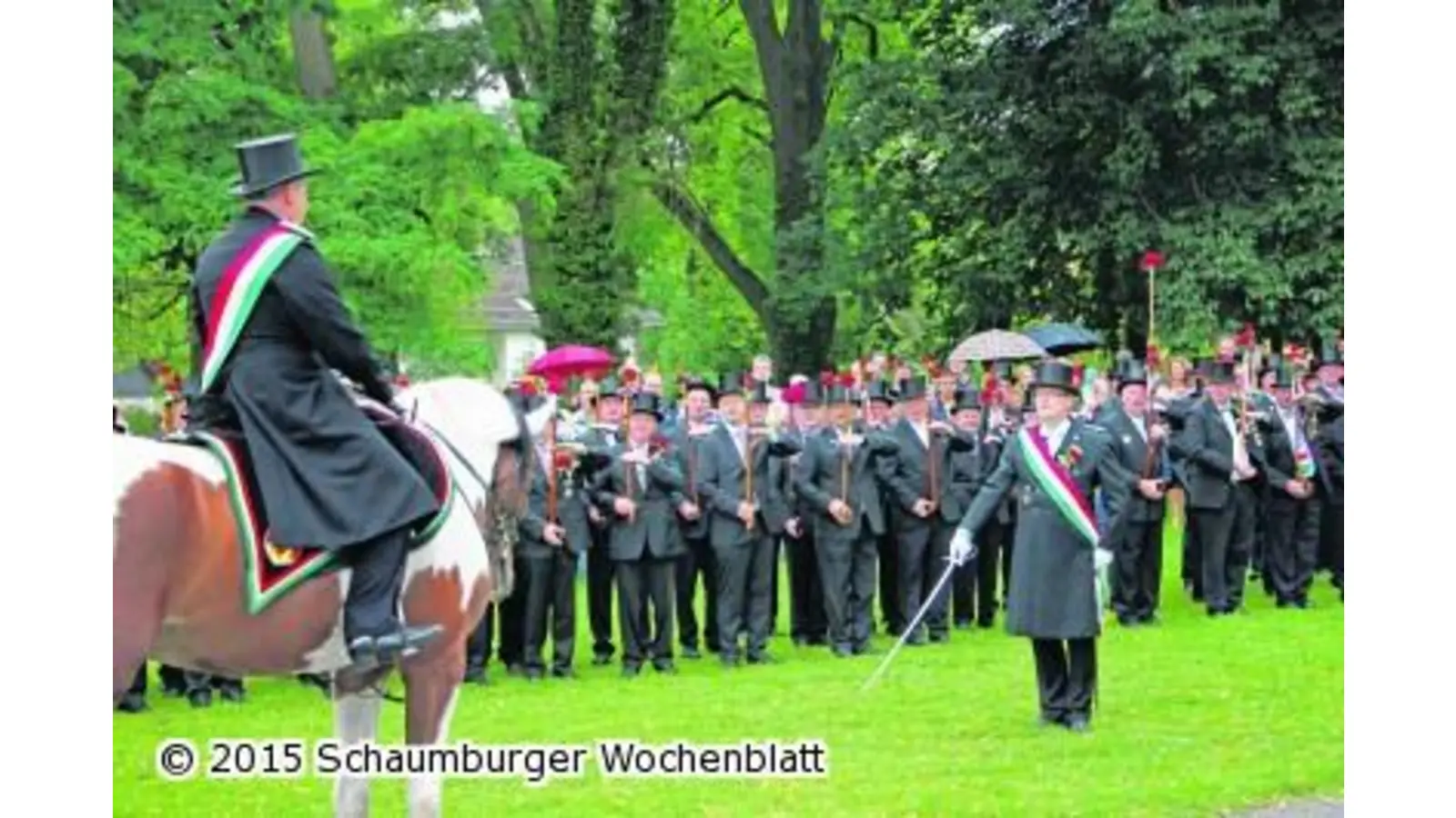 Schützen lassen Beine in die Höhe fliegen (Foto: jl)