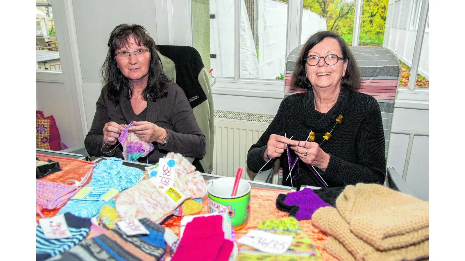 Stricken ist einfach gemütlich und macht Spaß (Foto: wa)