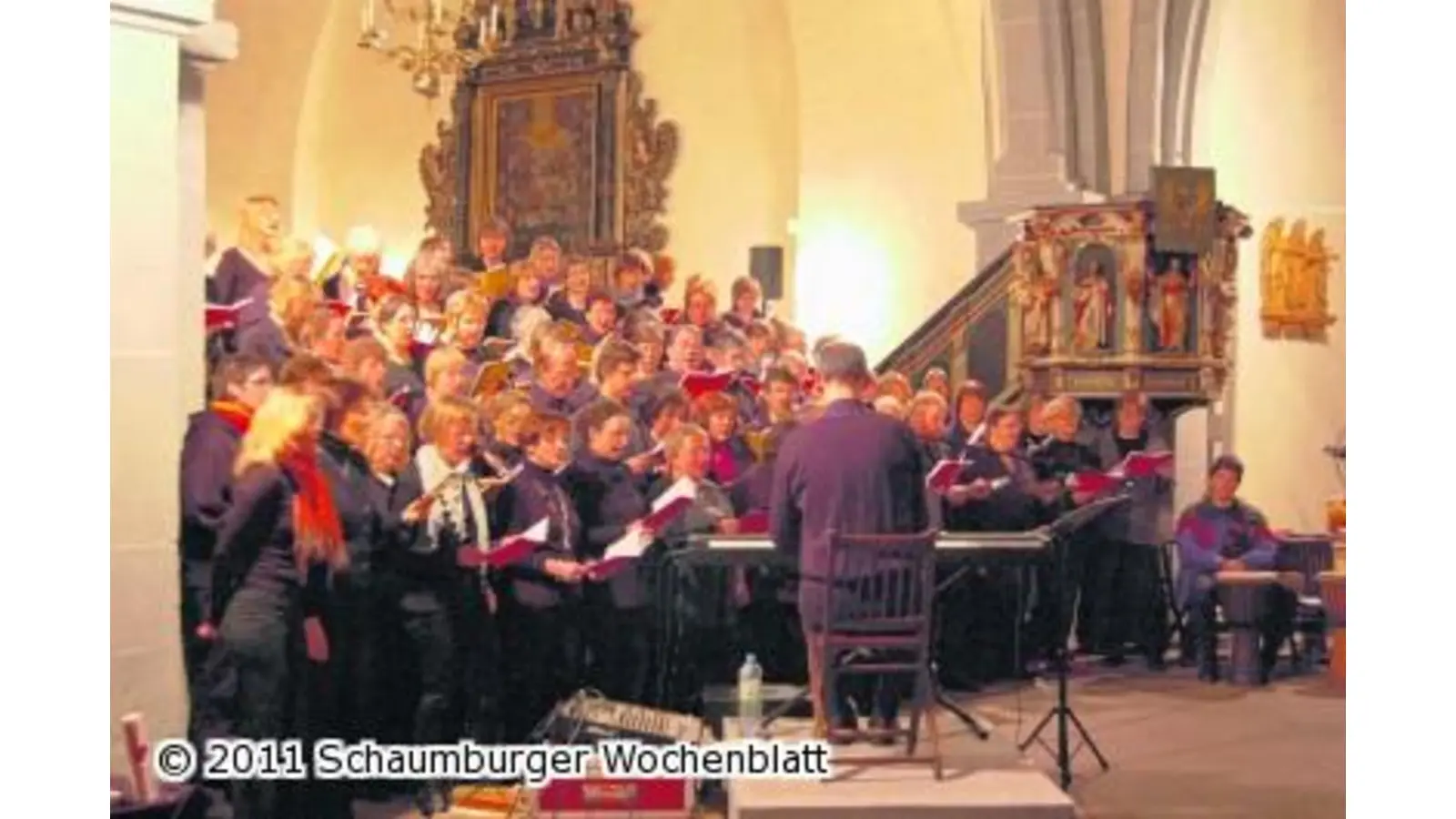 Gospelkonzert füllt die Plätze des Gotteshauses (Foto: ste)