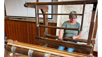 Der Webstuhl wurde in den vergangenen Monaten aufgestellt. (Foto: privat)