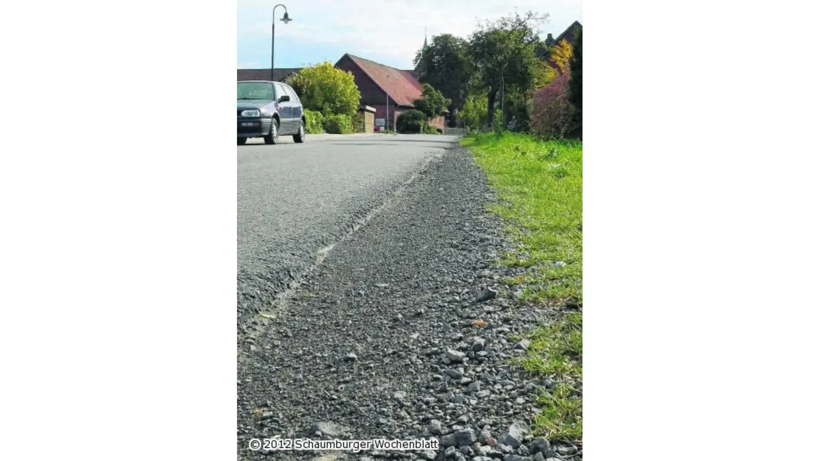 Straßen sind voller Löcher (Foto: al)