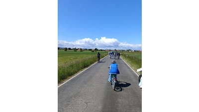 Losgeradelt. (Foto: privat)