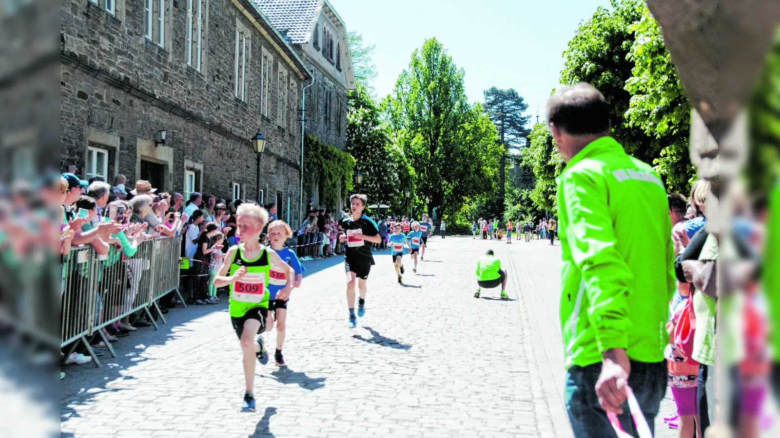 Rekordbeteiligung beim Schlossparklauf (Foto: red)