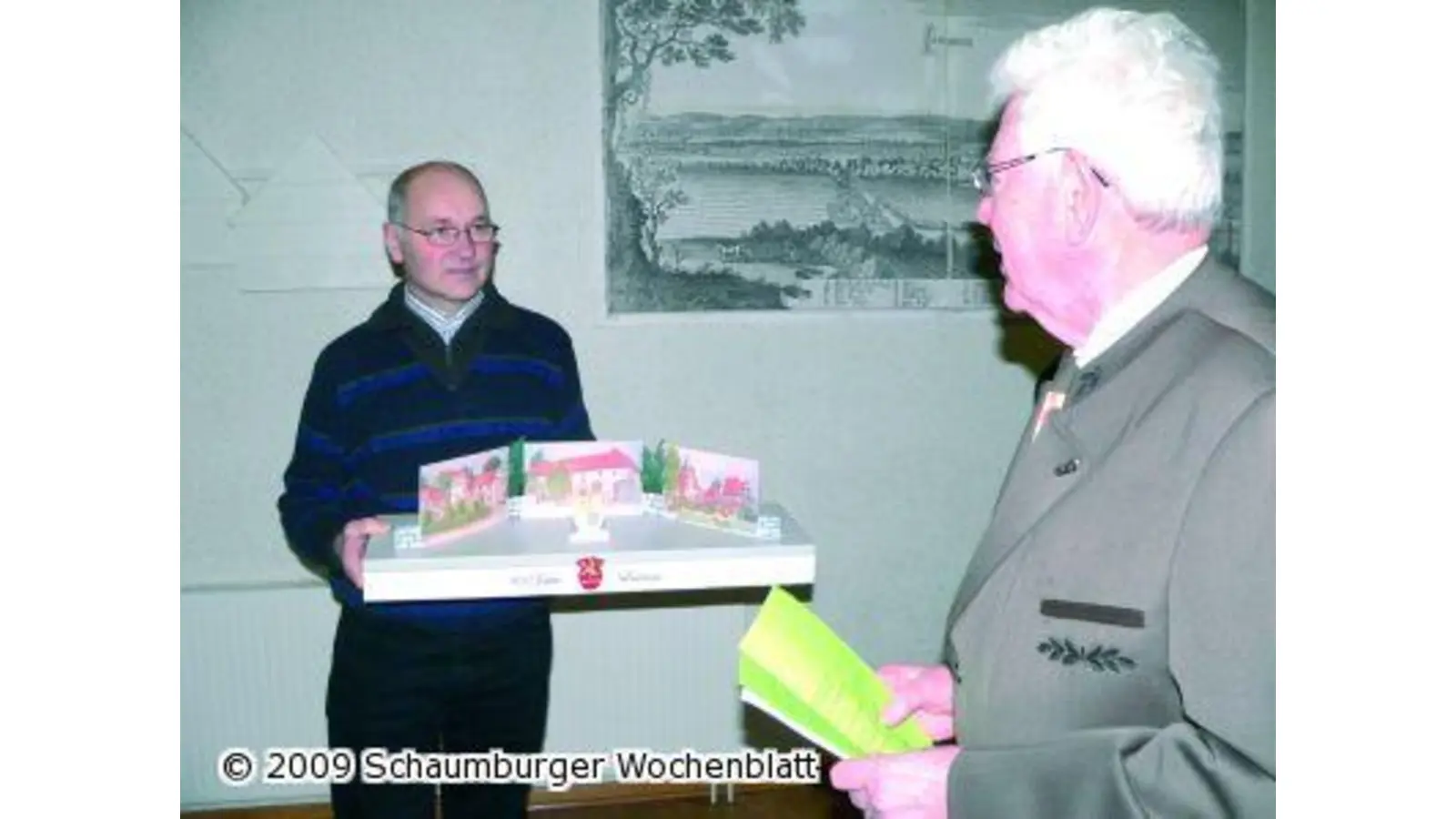 Die Kulisse für das Theaterspiel existiert schon jetzt als Modell (Foto: al)