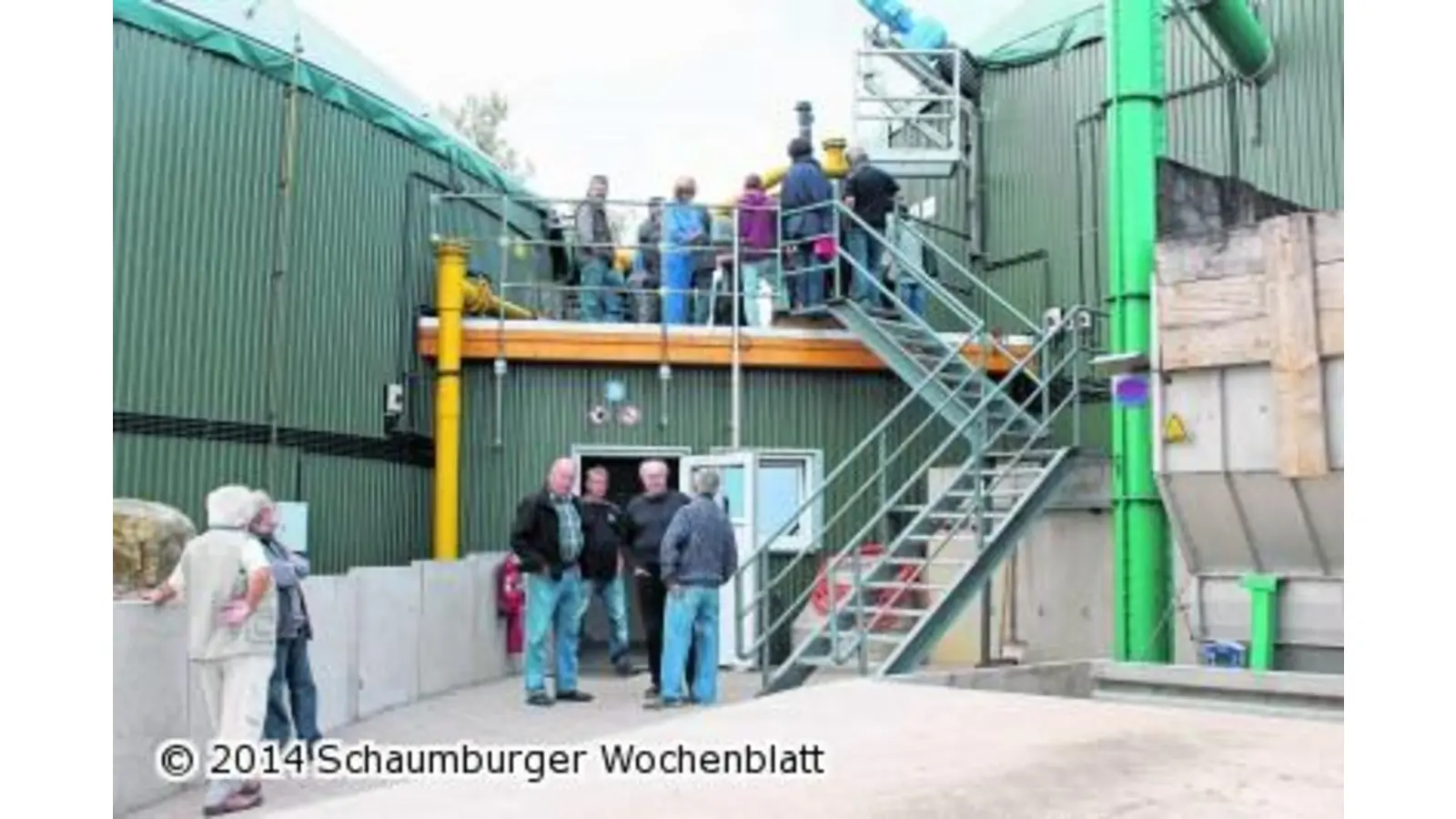 Großes Interesse für Biogasanlage (Foto: us)