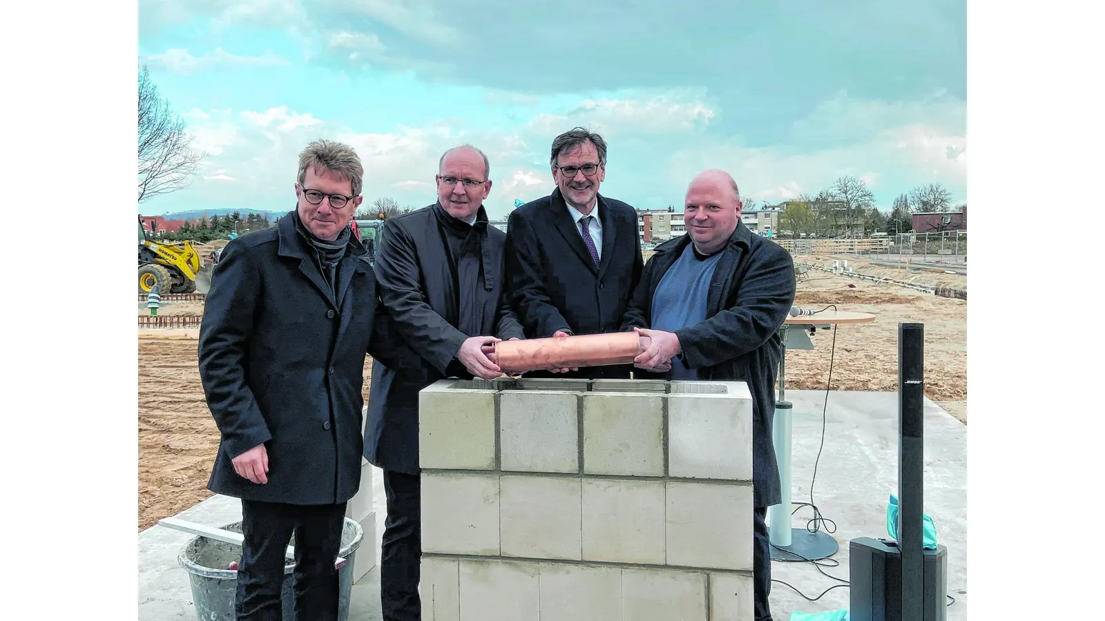 Grundstein für den IGS-Neubau ist gelegt (Foto: ste)