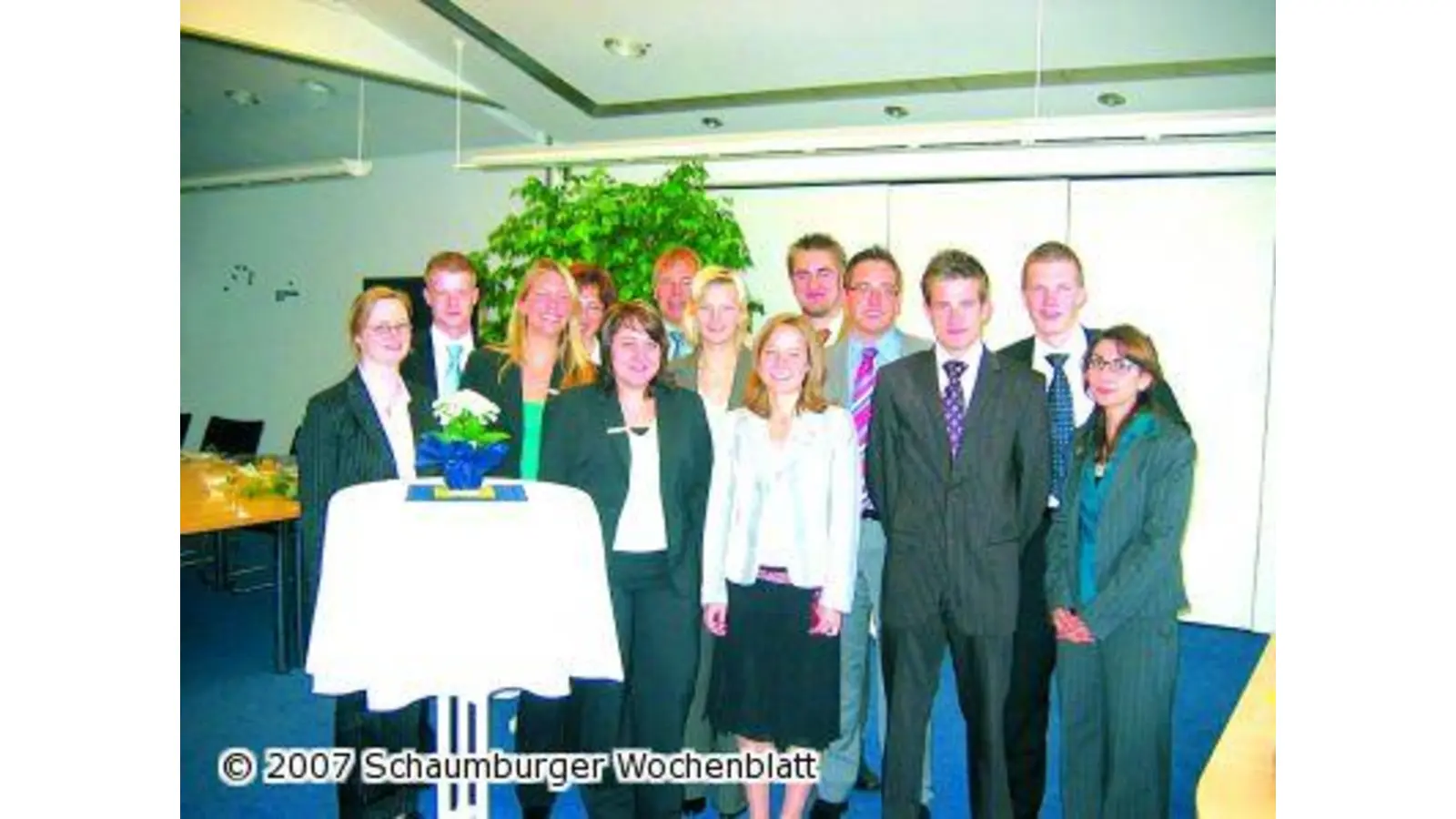 Neue Bankkaufleute starten ins Berufsleben (Foto: red)