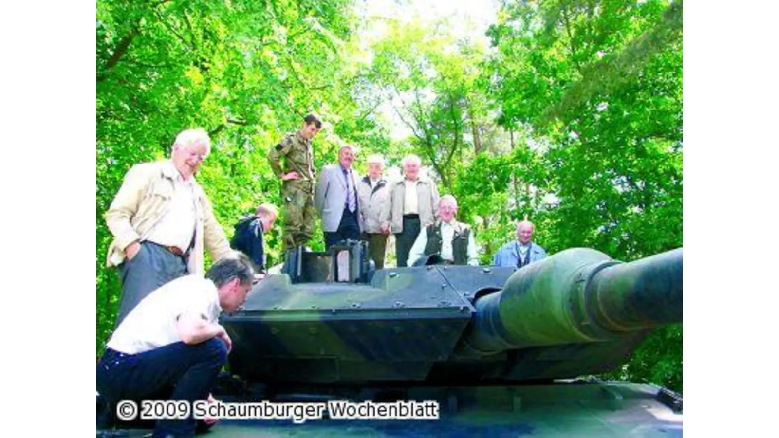 Kyffhäuser zu Besuch bei der Bundeswehr (Foto: tt)