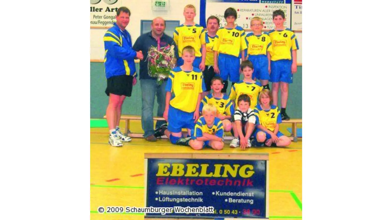 Volleyballer in neuem Outfit (Foto: mk)
