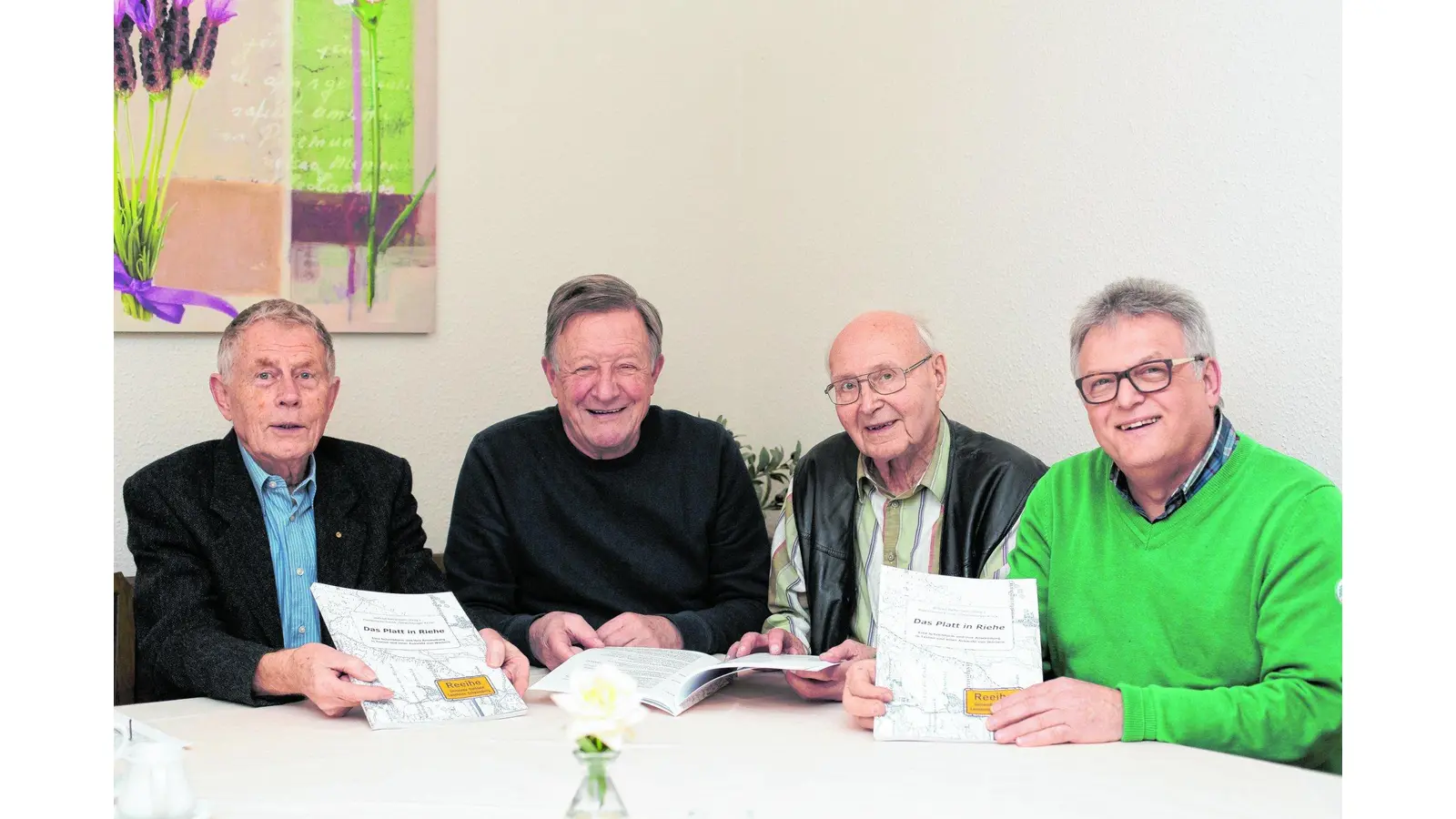 Rieher Platt jetzt in Schriftform (Foto: jl)