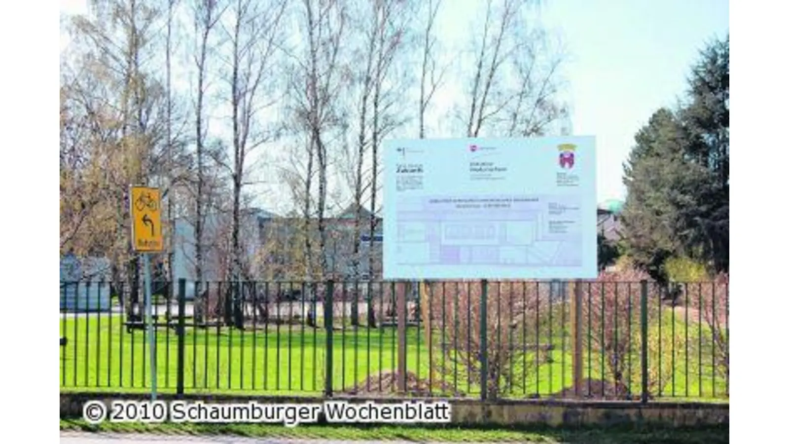 Der Anbau der Mensa hat bereits begonnen (Foto: red)