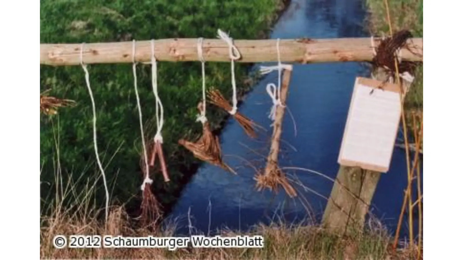 Unbekannte Brückenbauer zeigen große Kreativität (Foto: mh)