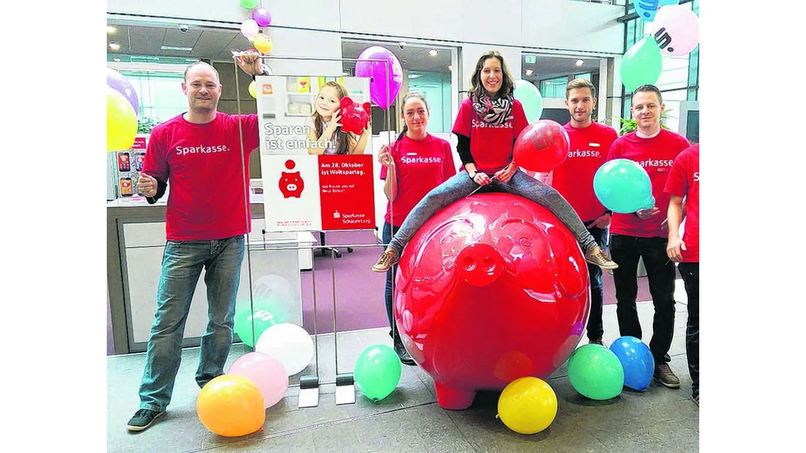 Weltspartag bei der Sparkasse Schaumburg (Foto: gr)