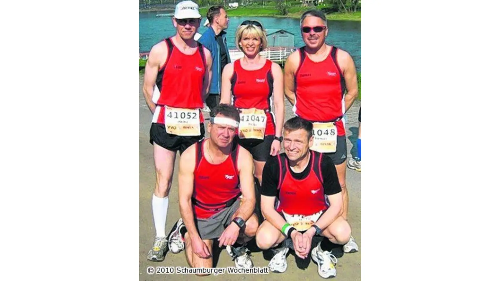 TuS Jahn-Läufer beim Oberelbemarathon (Foto: red)