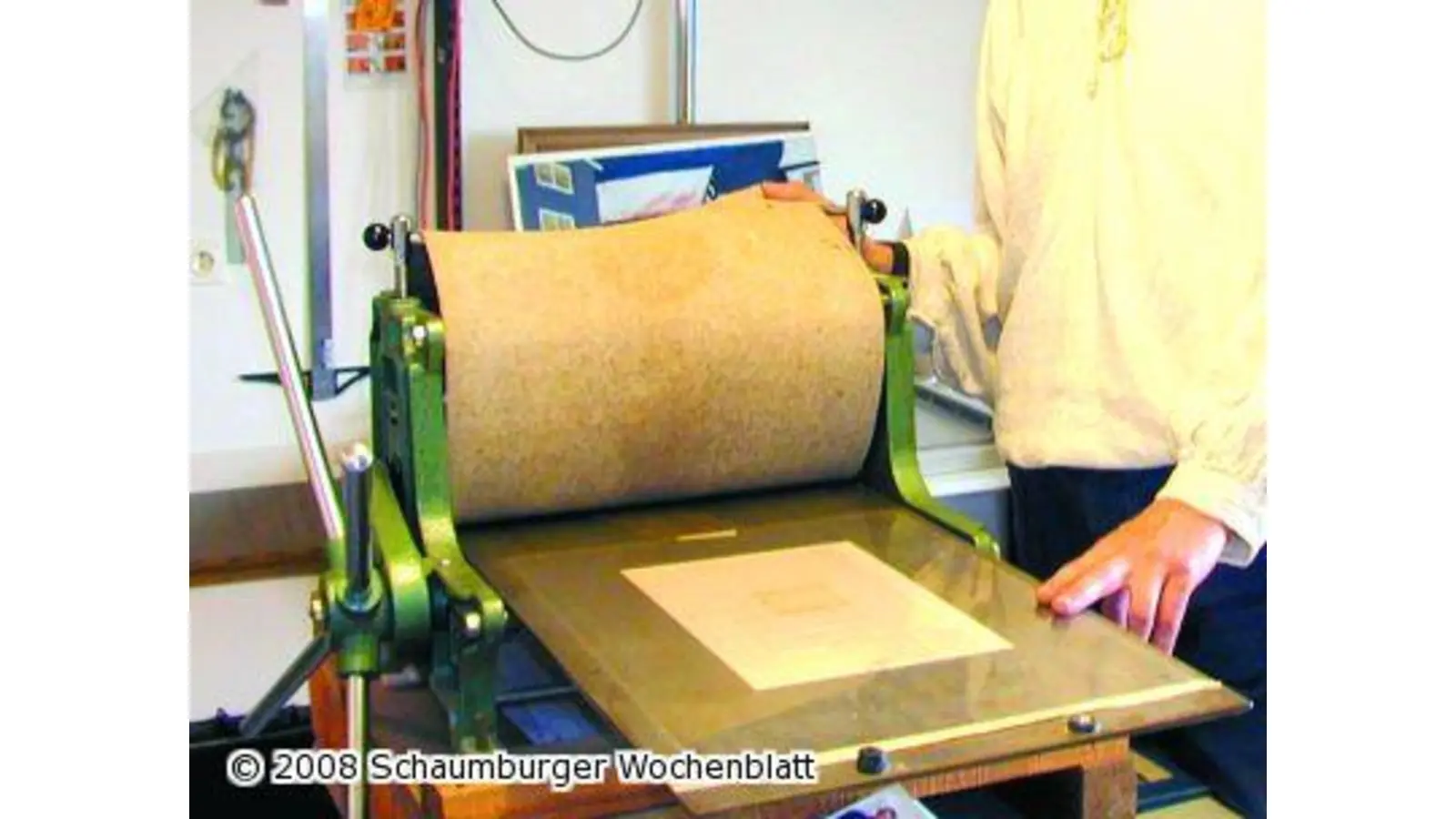 Druckgrafik-Kurs bei der Volkshochschule (Foto: km)