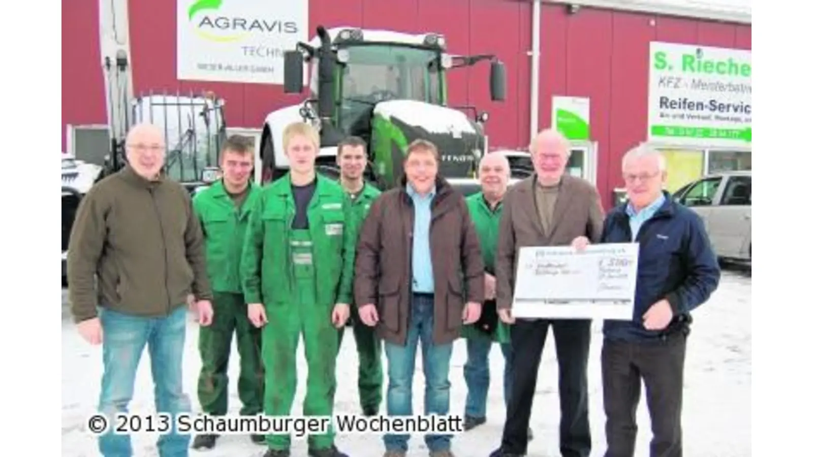 Agravis-Spende für die Tafel Bückeburg (Foto: red)